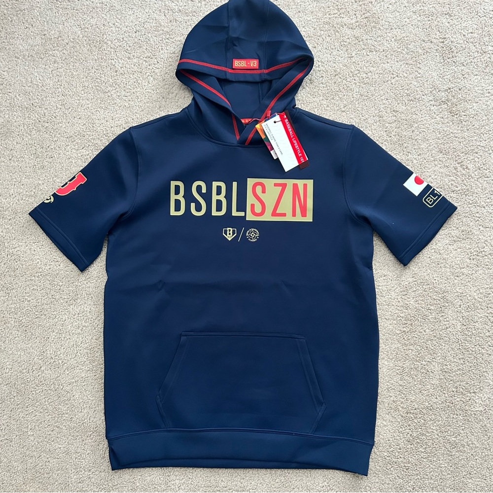 NEW Youth XL Baseball Lifestyle 101 BL101 BSBL-SZN Short Sleeve V3 Hoodie